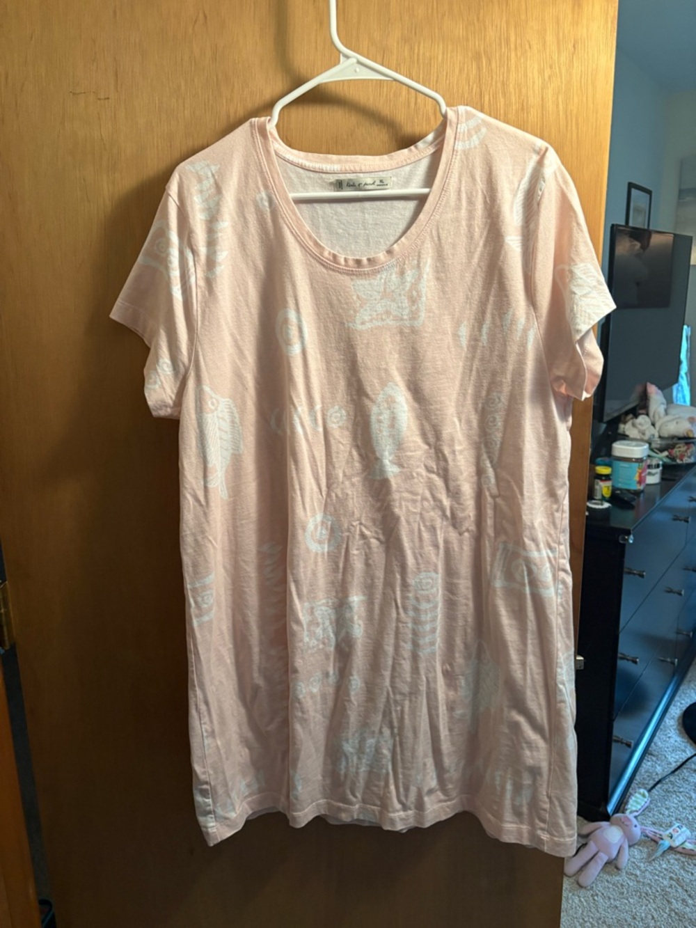 Light Pink Short Sleeve Women’s Dress